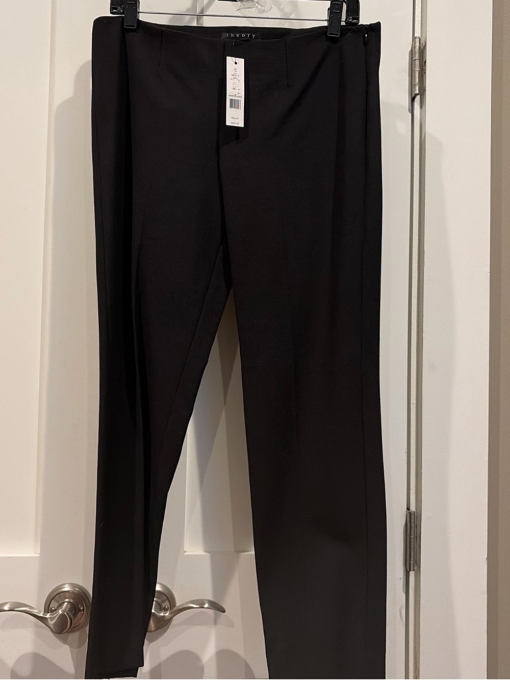 Theory Black Cropped Dress Pants